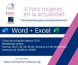 Curso Word y Excel