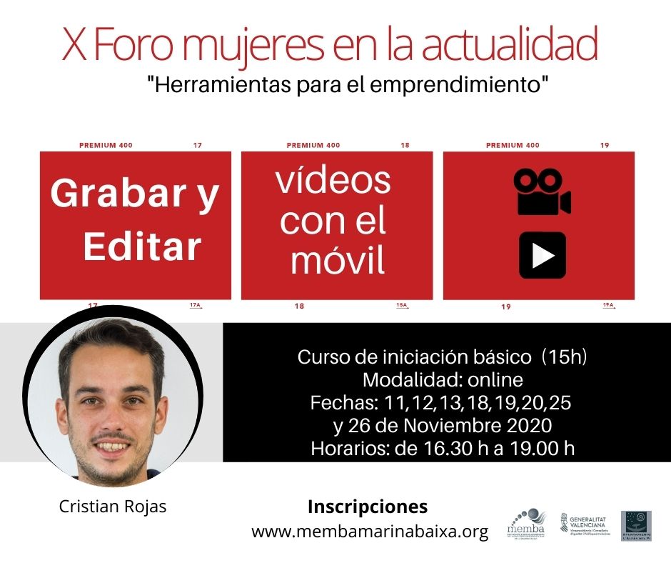 video curso de edición de vídeo