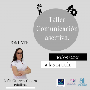 cartel taller comunicación asertiva